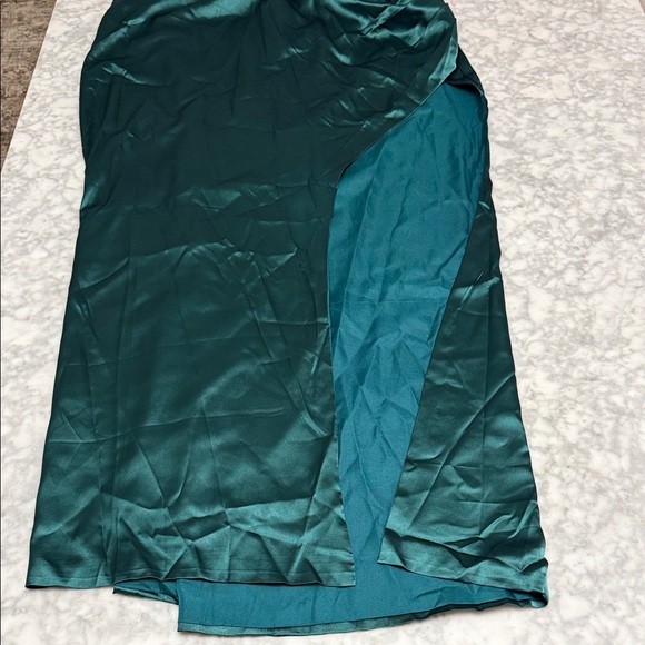 Dress Barn Strapless Teal Dress - Picture 5 of 16